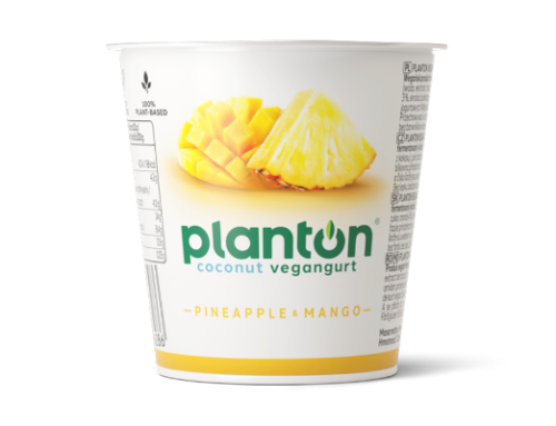 Coconut Yoghurt with Pineapple and Mango Vegan