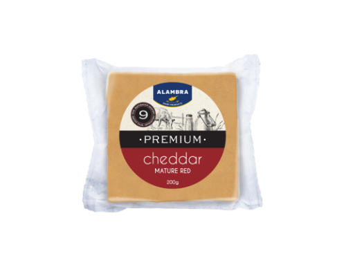 Αλάμπρα Premium Matured Red Cheddar 200γρ.